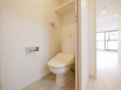 【トイレ】 | プレジオ十三 | 落ち着いた空間のトイレです