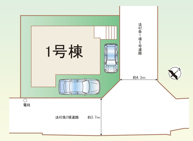 【区画図】 | 明石市魚住町長坂寺（全1棟）新築