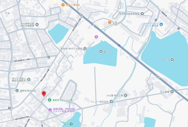 【地図】 | 明石市魚住町長坂寺（全1棟）新築