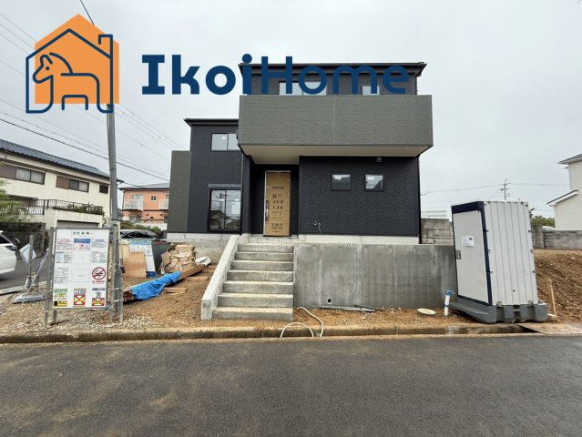 明石市魚住町清水24期　1号棟　新築の外観|明石西ICまで9分♪オール電化で光熱費削減♪近隣には飲食店があり、週末のお出かけ後にも利用可◎