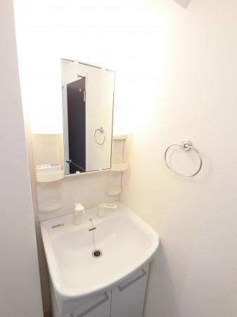 ライデンハイツⅡの洗面所|※同タイプ・現況優先・建具・設備等のカラーが異なる場合あり