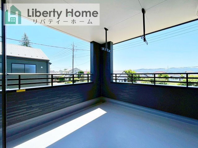 笠間市笠間第10　新築戸建　1号棟のバルコニー