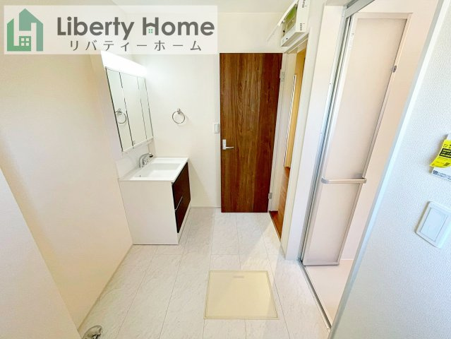 笠間市笠間第10　新築戸建　2号棟の脱衣所