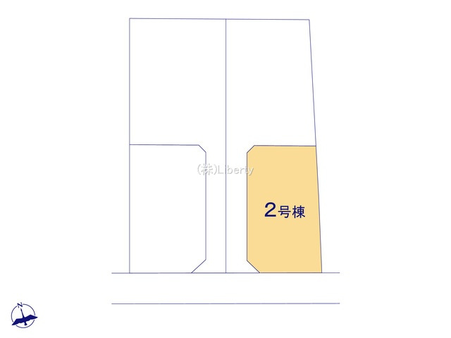 笠間市笠間第10　新築戸建　2号棟の区画図