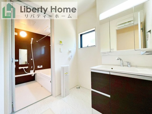 笠間市笠間第10　新築戸建　4号棟の脱衣所