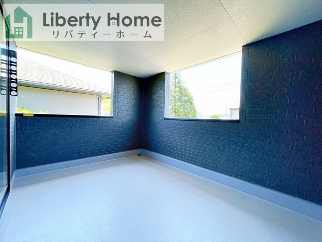 笠間市笠間第10　新築戸建　4号棟のバルコニー