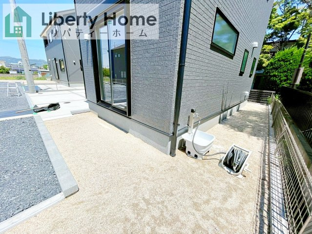 笠間市笠間第10　新築戸建　4号棟の庭