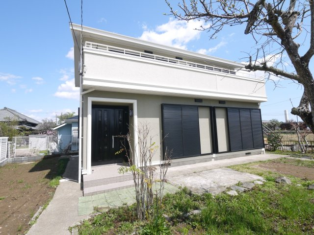 長生郡白子町幸治　中古戸建の外観|内外装リフォーム済み令和7年3月 敷地約144坪３SLDK 駐車4台可 海まで直進距離で約500m