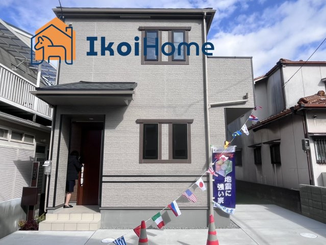明石市魚住町清水5期　新築戸建の外観|JR土山駅まで徒歩15分！お車2台駐車可能！収納豊富！全居室南西向きで陽当たり良好のお家です♪
