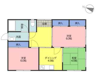 【間取り】 | 米満貸家