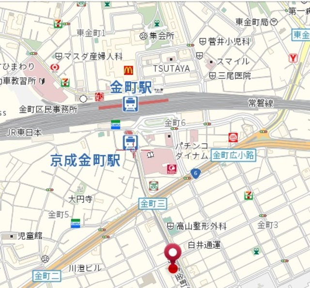 ローズコートの地図