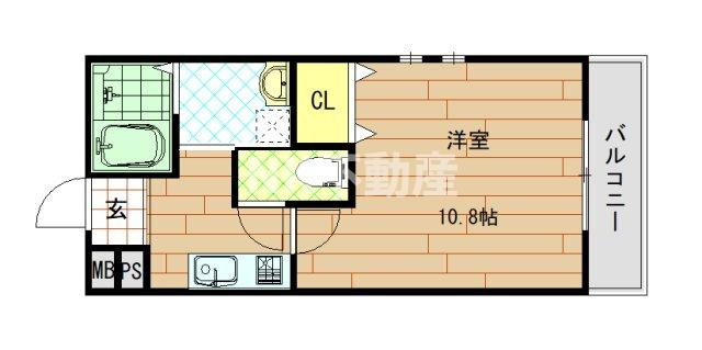【間取り】 | フジパレス小阪Ⅱ番館（河内小阪賃貸） | 間取りです