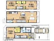 山科区御陵荒巻町　新築戸建の画像