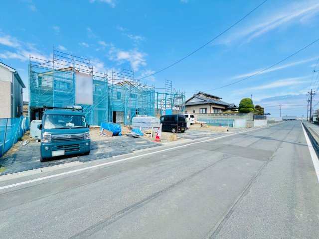 玉村町福島の前面道路含む現地写真|車の通りも少なく駐車も楽々♪