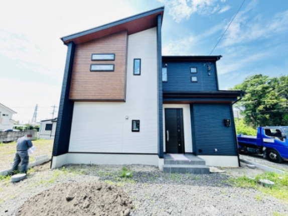 新築　高崎市日高町　3号棟の外観|現地写真　2025年6月完成予定！類似物件のご内覧等、お気軽にお問合せください♪　
