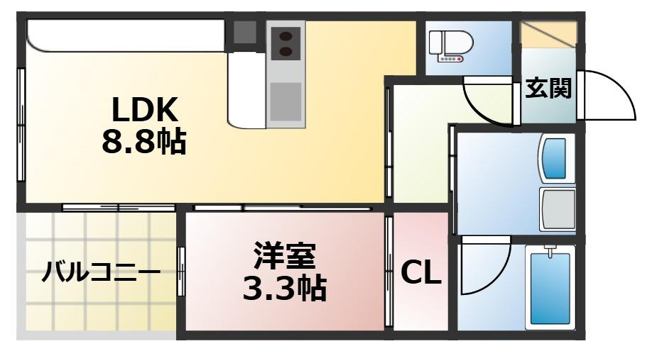 アーバングランデ市川の間取り