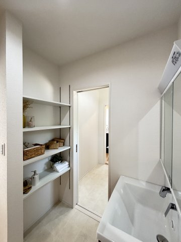 新築戸建　長楽寺1丁目の独立洗面台