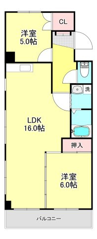 【間取り】 | 牧の原ハイツ