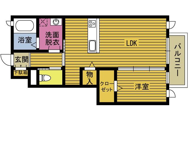 【間取り】 | エスペランサ吉塚 | 現況優先