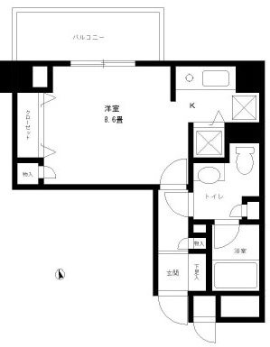 パークアクシス西船橋の間取り