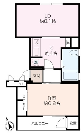 親和マンション 4階の画像