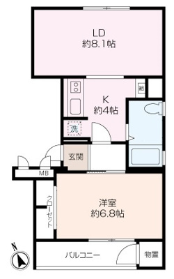 親和マンション 4階の画像