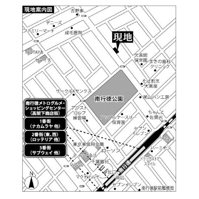 オチェアーノ南行徳の地図