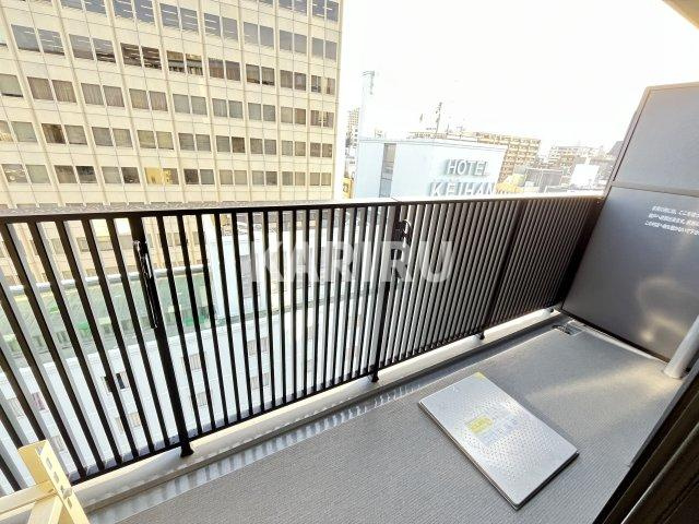 アーバネックス天満橋Frontのバルコニー