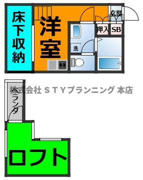 仲介手数料０円！Lucia Hills名駅北の間取り