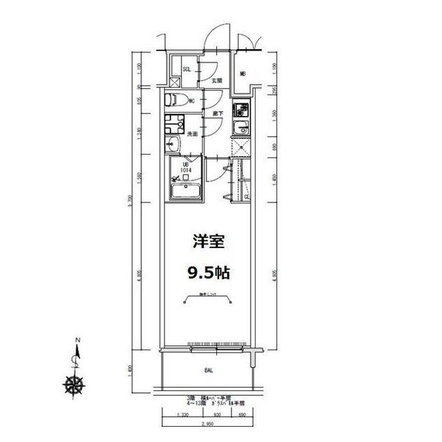 S-RESIDENCE岐阜駅の間取り