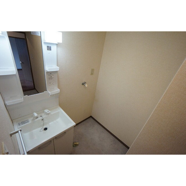 羽島郡岐南町徳田５丁目のアパートの洗面所
