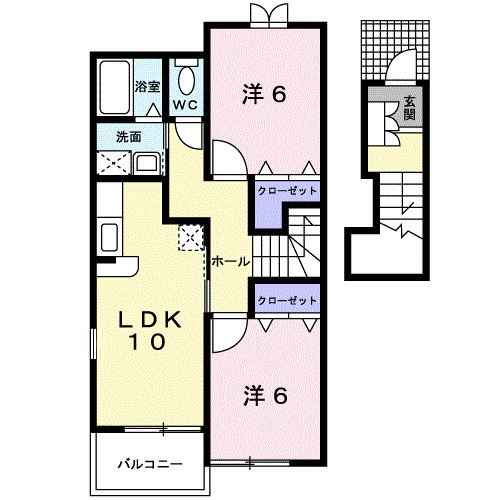 アルハンブラ一番館の間取り