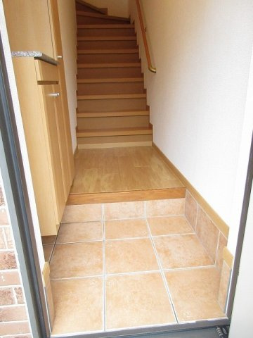 サンモールＡの玄関