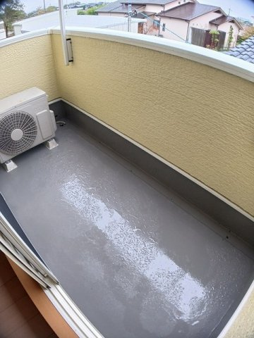 ハナミズキＢのバルコニー