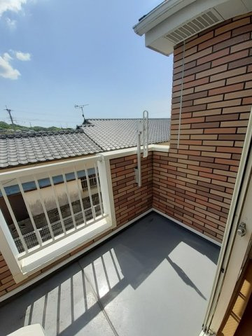 ファミールコートⅡ　Ａのバルコニー