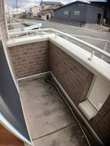 アヴェニール諏訪のバルコニー