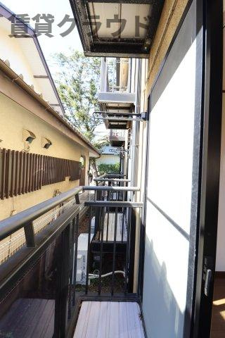 デザインコートＴＫのバルコニー|広々としたバルコニーです