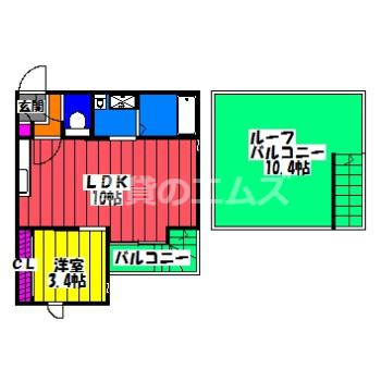 【間取り】 | Ｇｒａｎｄｔｉｃ　Ｋ１ | Ｇｒａｎｄｔｉｃ　Ｋ１の間取り
