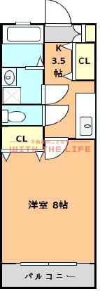 サニーヒルズササキ【キャッシュバック対象】の間取り