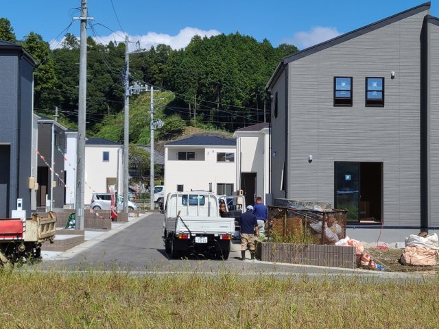 【新築戸建】　いわき市小名浜野田第2の前面道路含む現地写真|ご参照ください。
