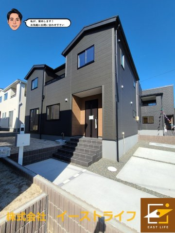 【新築戸建】　いわき市小名浜野田第2の外観|13号棟外観写真　完成しました！いつでもご案内いたします！（担当：梶田）