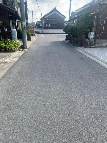 興浜売地Mの前面道路含む現地写真