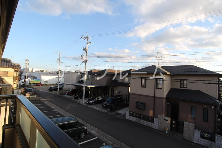 春日井市下市場町１丁目のアパートの展望