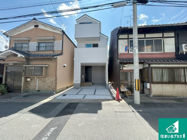 京都市山科区御陵荒巻町　第1期　新築一戸建ての外観|安心の10年保証！外観を美しく保ち、雨水で汚れを落とします！気になることがありましたら、お気軽にお問い合わせください！