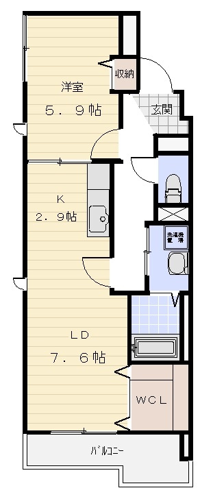 Ｍ’ｓ南が丘の間取り