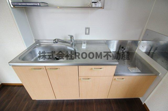 サンウィルコート のキッチン|コンパクトなキッチンで掃除もラクラク