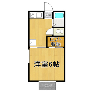 【間取り】 | 越路第一コーポナバタ