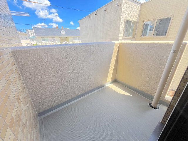 下大利パークマンションのバルコニー