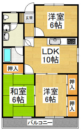 【間取り】 | パークサイド青葉