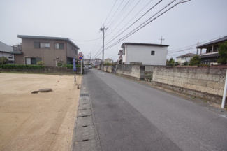 【前面道路含む現地写真】 | 宇都宮市中戸祭町　土地　 | 前面道路との高低差もありません